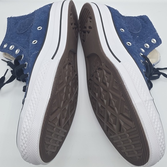 Converse x Stussy Chuck 70 Hi 8 Ball Blue Hairy Suede Size 10 A03711C NEW W/ Box main image 14